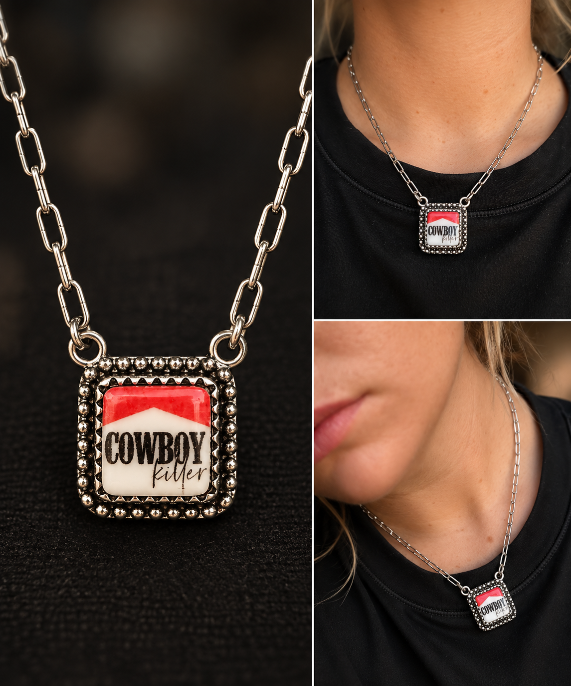 Last Call Cowboy Necklace