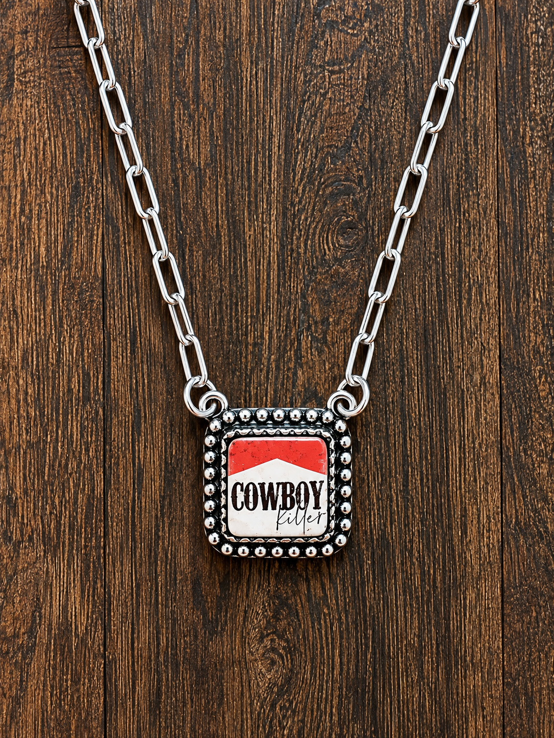 Last Call Cowboy Necklace