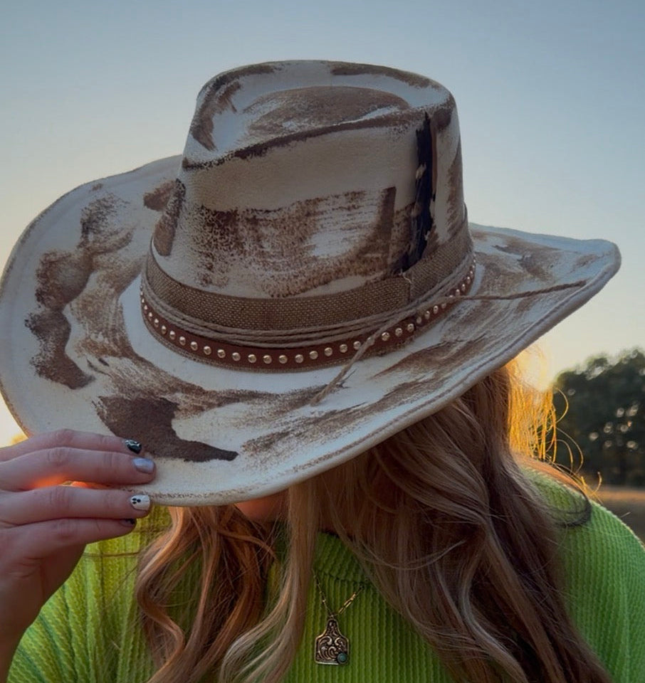 Vintage Versatile Shapeable Cowgirl Hat