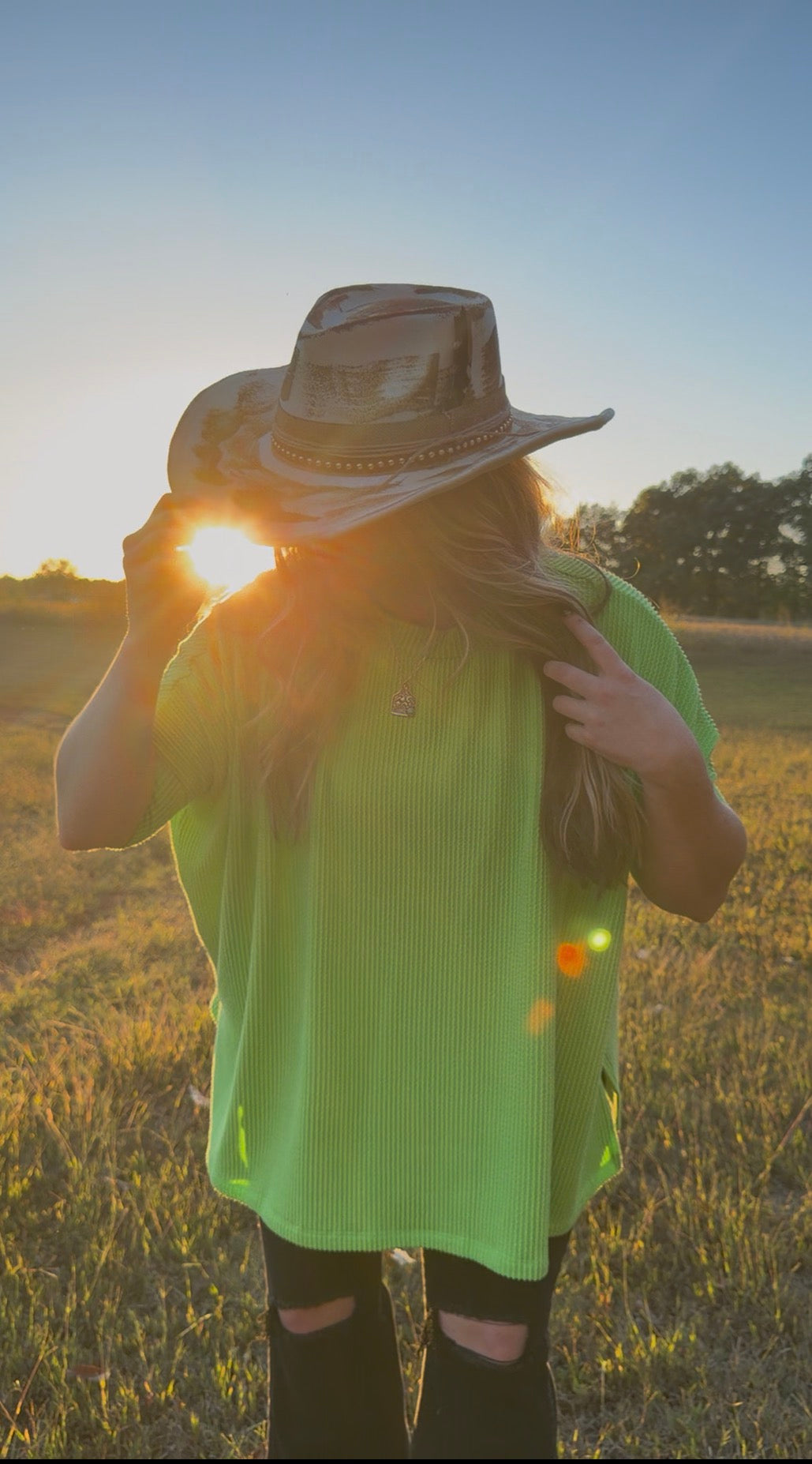 Vintage Versatile Shapeable Cowgirl Hat